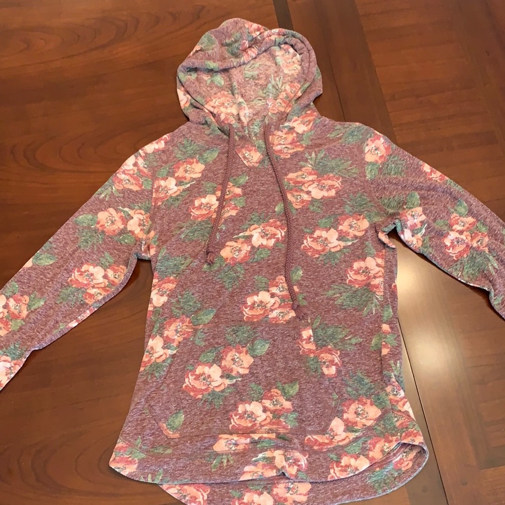 Floral hoodie